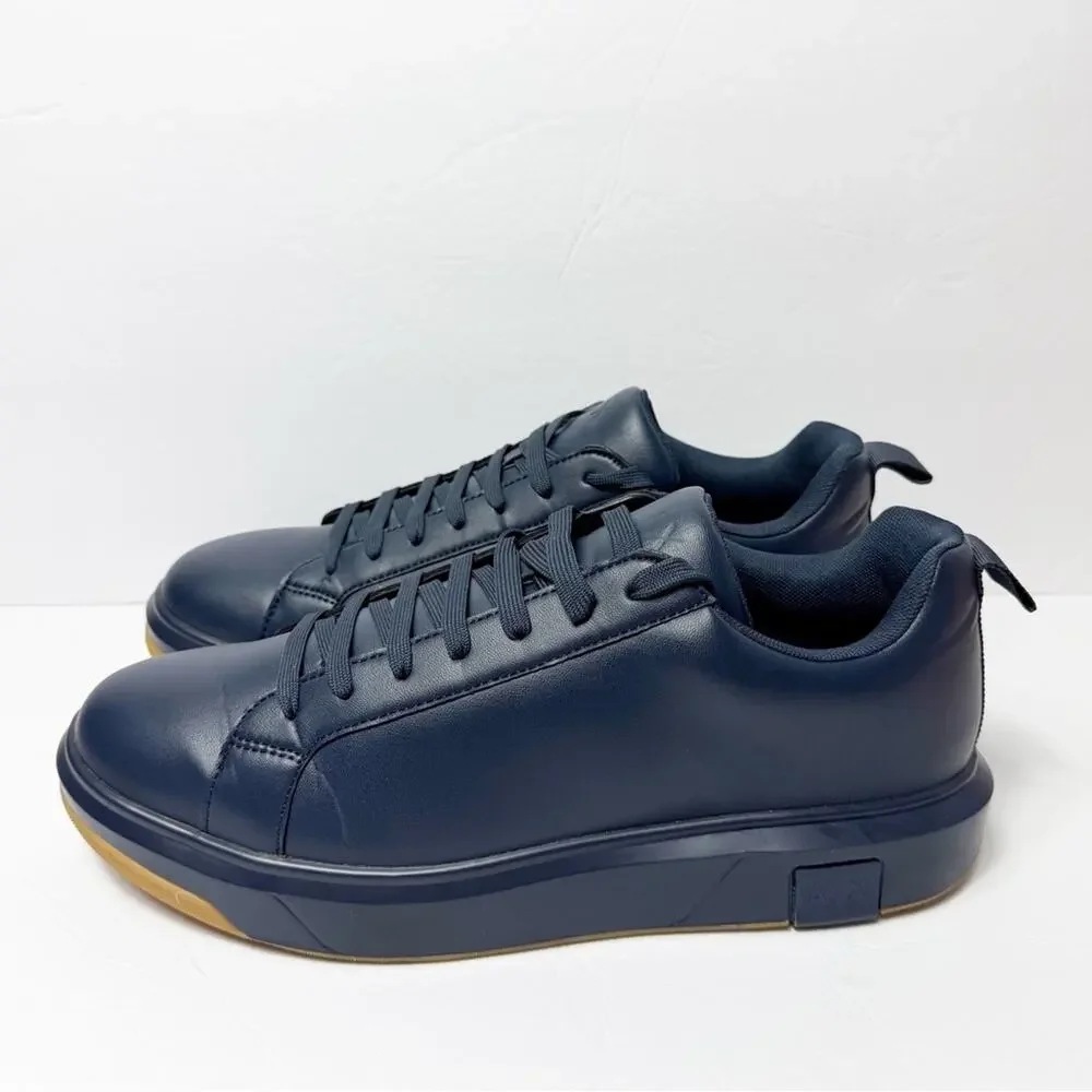 ARMANI EXCHANGE DARK BLUE MEN'S PARIS LACE UP SHOES SNEAKERS SIZE 13 NEW